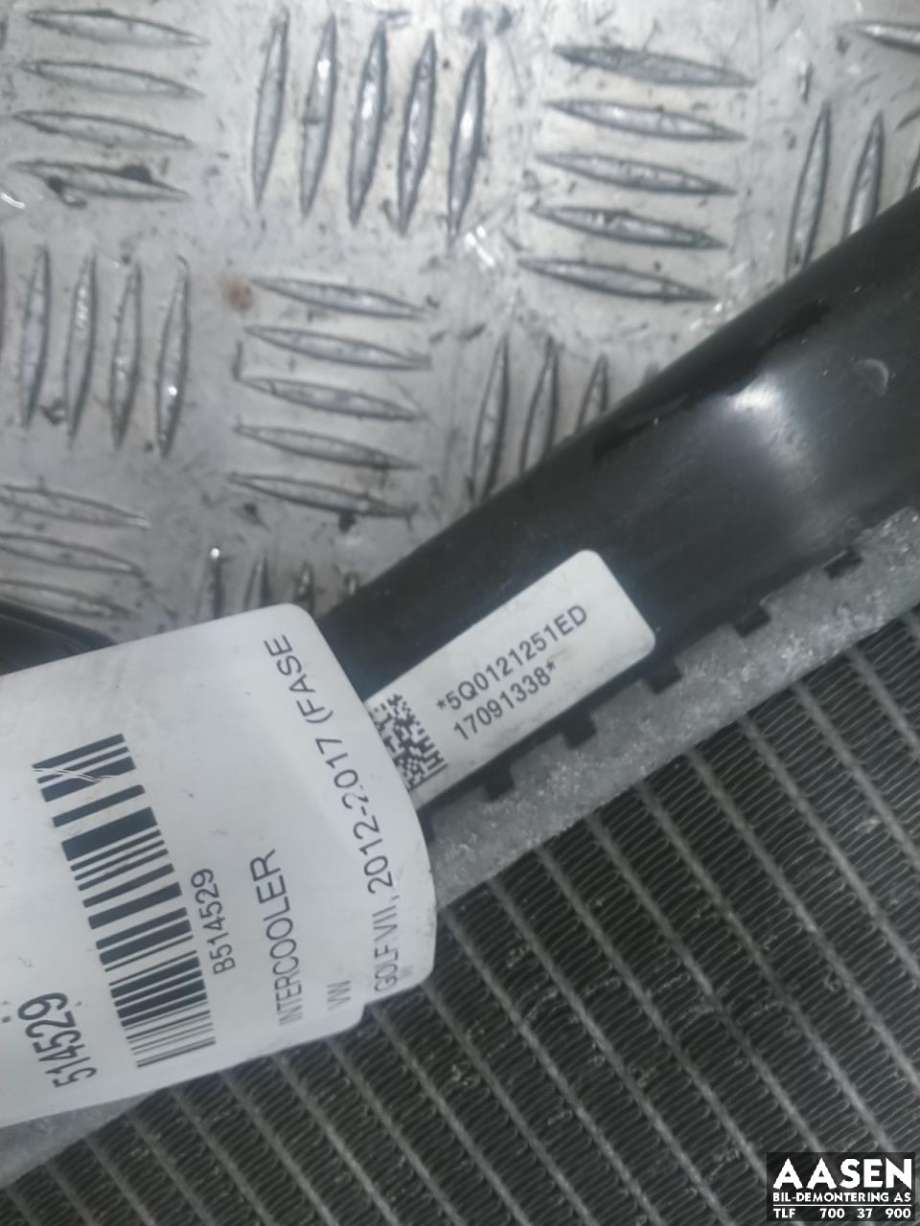 Intercooler til VW Golf VII 2012-2017 (Fase 1)  