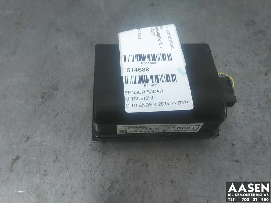 Sensor radar til Mitsubishi Outlander, 2015-->> (Type III, Fase 2)  