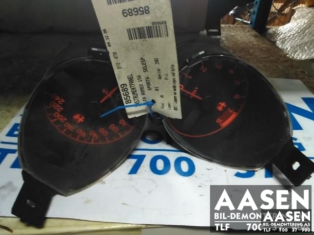 Instrumentpanel til Alfa Romeo 156, 1998-2003  