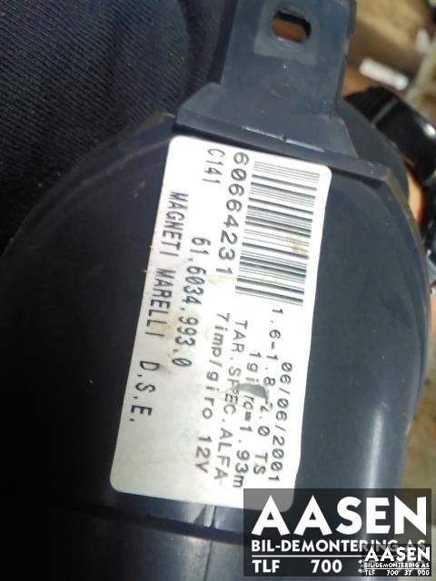 Instrumentpanel til Alfa Romeo 156 1998-2003  