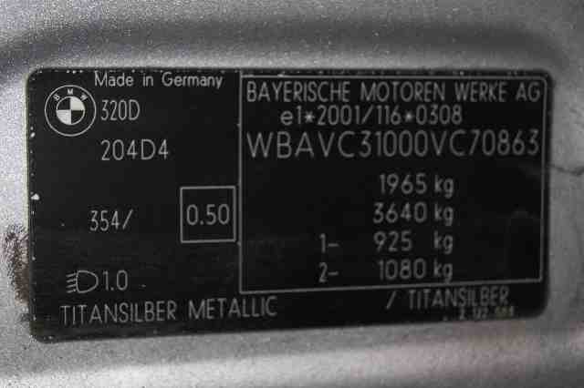 BMW 3-Serie 2005-2011 (E90/E91/E92/E93) (E90/E91/E92/E93), Motorkode: M47-TU2D20, Girkassekode: 6HP19