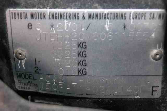 Toyota RAV4 2000-2006 (Type II) , Motorkode: 1AZ-FE, Girkassekode: