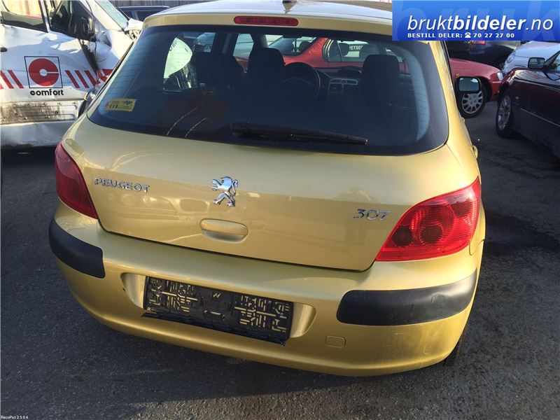 Peugeot 307 2001-2004 (Fase 1) , Motorkode: NFU, Girkassekode: 