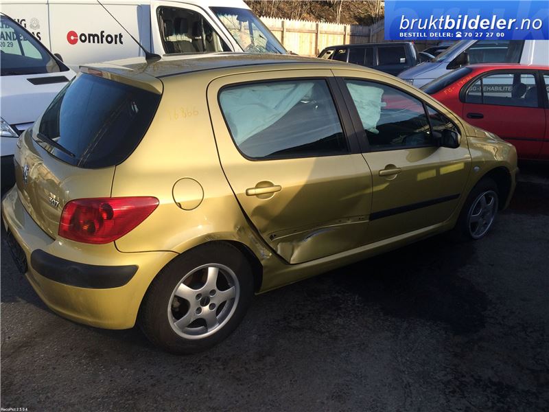 Peugeot 307 2001-2004 (Fase 1) , Motorkode: NFU, Girkassekode: 