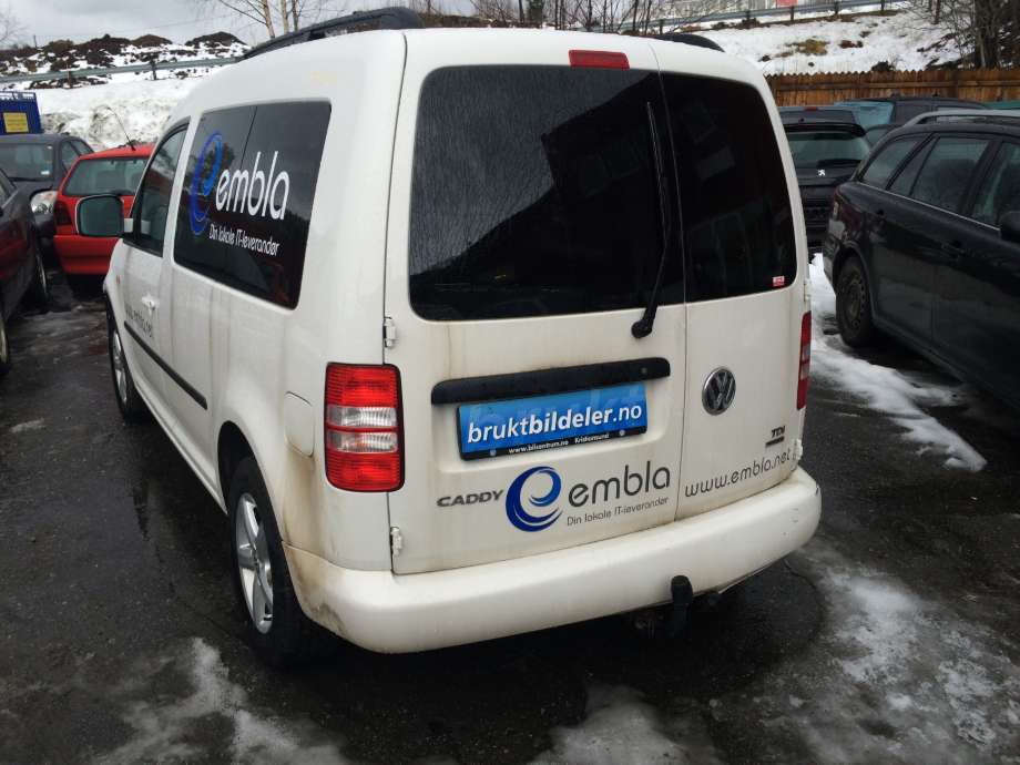 VW Caddy 2010-2015 (Type III, Fase 2) , Motorkode: CAYD, Girkassekode: MLU