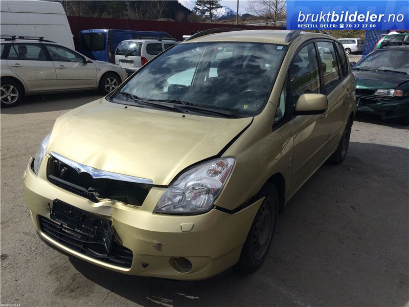 Toyota Verso 2002-2004 (COROLLA) (COROLLA), Motorkode: 3ZZ-FE, Girkassekode: