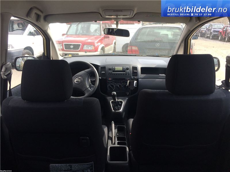 Toyota Verso 2002-2004 (COROLLA) (COROLLA), Motorkode: 3ZZ-FE, Girkassekode: