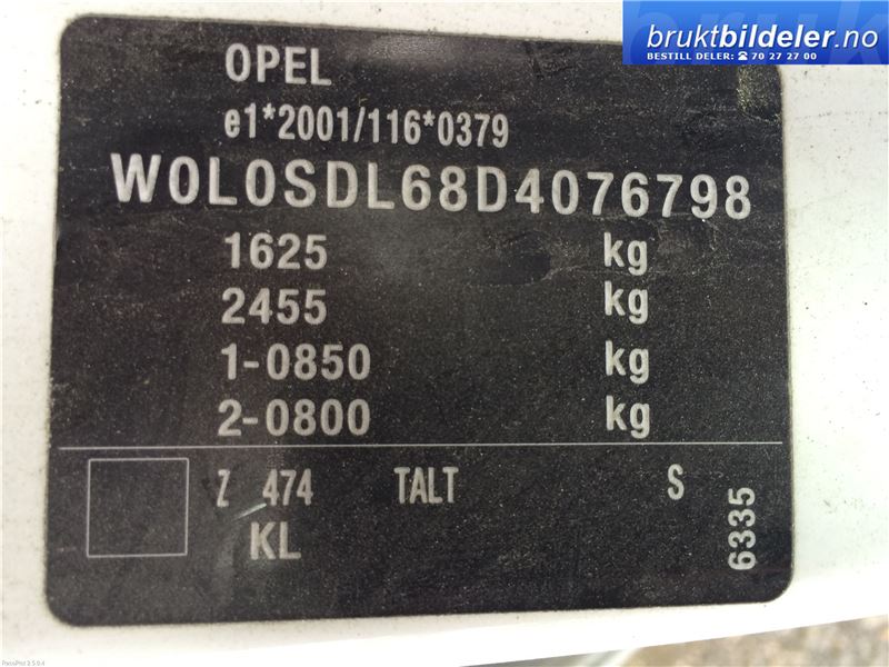 Opel Corsa D 2006-2014 , Motorkode: A12XEL, Girkassekode: ML5