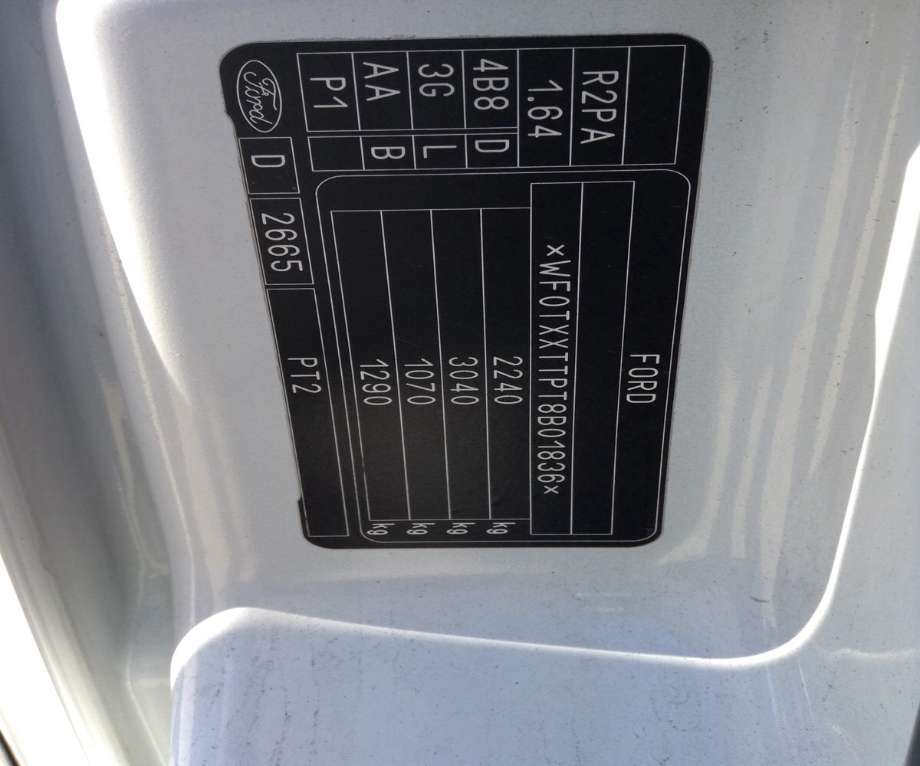 Ford Transit Connect 2003-2009 (Type I, Fase 1) , Motorkode: BHPA;R2PA, Girkassekode: