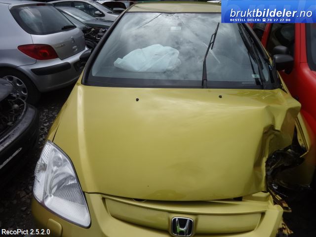 Honda Civic 2001-2005 (Type VII) (ENGELSK) (ENGELSK), Motorkode: D14Z6, Girkassekode: 