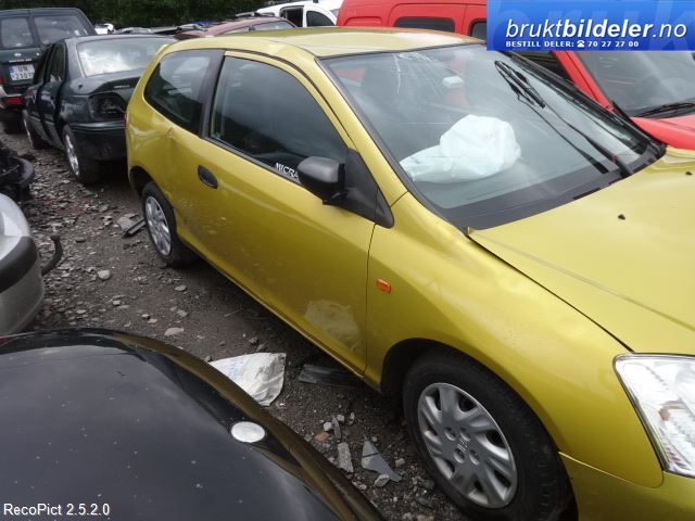 Honda Civic 2001-2005 (Type VII) (ENGELSK) (ENGELSK), Motorkode: D14Z6, Girkassekode: 