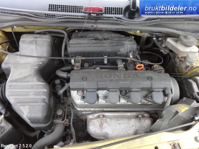 Honda Civic 2001-2005 (Type VII) (ENGELSK) (ENGELSK), Motorkode: D14Z6, Girkassekode: 