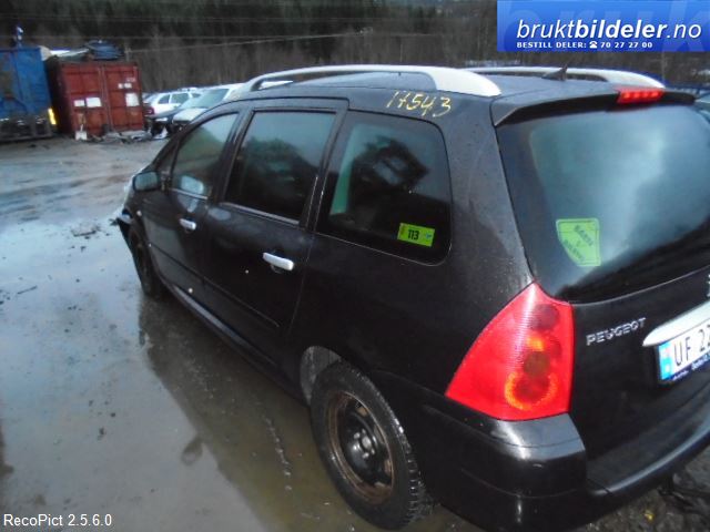 Peugeot 307 2001-2004 (Fase 1) , Motorkode: NFU, Girkassekode: 