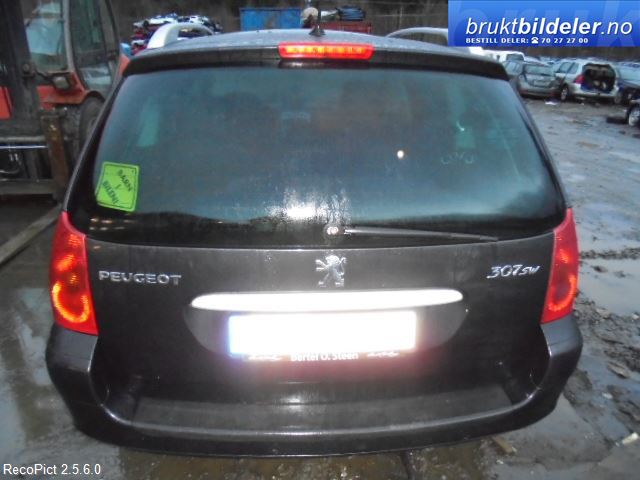 Peugeot 307 2001-2004 (Fase 1) , Motorkode: NFU, Girkassekode: 