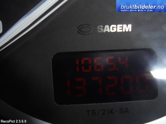 Peugeot 307 2001-2004 (Fase 1) , Motorkode: NFU, Girkassekode: 