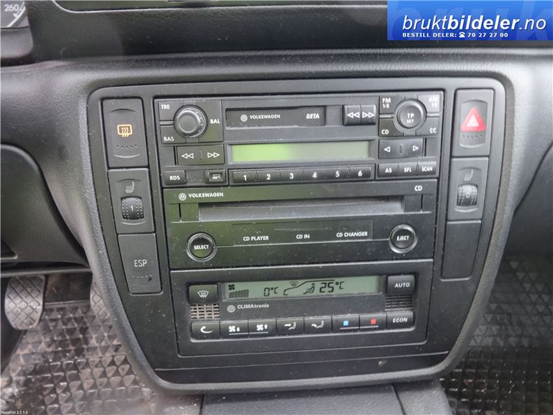 VW Passat 2001-2005 (B5,3BG) (B5,3BG), Motorkode: ALZ, Girkassekode: GFK