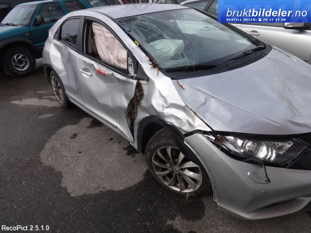 Honda Civic 2012-2015 (Type IX, Fase 1) , Motorkode: N16A1, Girkassekode: Z7A