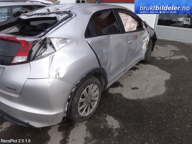 Honda Civic 2012-2015 (Type IX, Fase 1) , Motorkode: N16A1, Girkassekode: Z7A