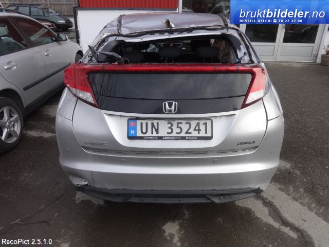 Honda Civic 2012-2015 (Type IX, Fase 1) , Motorkode: N16A1, Girkassekode: Z7A
