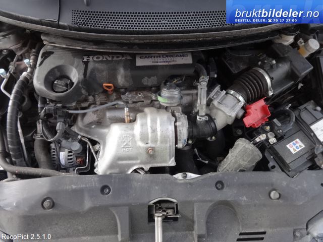 Honda Civic 2012-2015 (Type IX, Fase 1) , Motorkode: N16A1, Girkassekode: Z7A