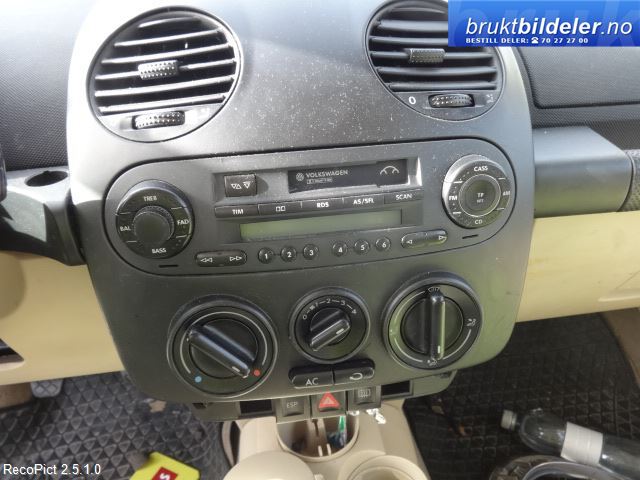 VW Beetle 1998-2010 (Type I) , Motorkode: AQY, Girkassekode: EGT