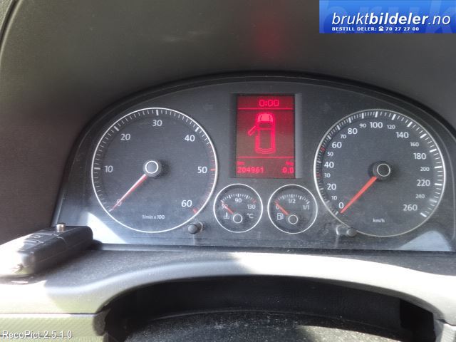 VW Caddy 2004-2010 (Type III, Fase 1) , Motorkode: BLS, Girkassekode: KXV