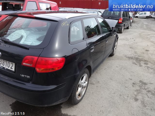 Audi A3 2003-2008 (Type II, Fase 1) , Motorkode: BKC;BLS, Girkassekode: KBL