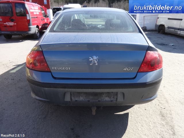 Peugeot 407 2004-2010 , Motorkode: 9HZ, Girkassekode: