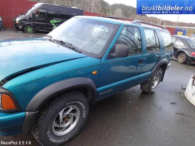 Chevrolet Blazer S-10 1995-2005 , Motorkode: W;W  L35 262 cu.in., Girkassekode: HYDRA MATIC
