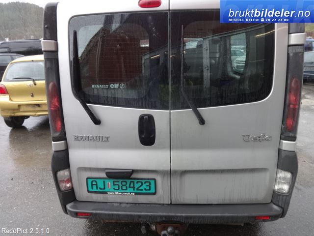 Renault Trafic 2001-2006 , Motorkode: F9Q-760, Girkassekode: PK6 (025)