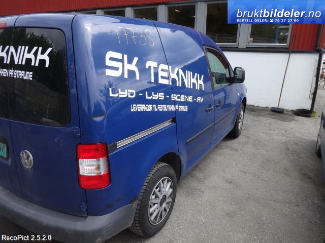 VW Caddy 2004-2010 (Type III, Fase 1) , Motorkode: BJB;BLS, Girkassekode:
