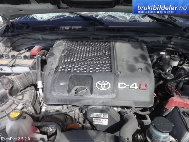 Toyota Hilux 2006-2011 , Motorkode: 2KD-FTV, Girkassekode: R151F