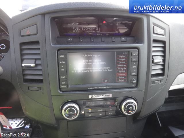 Mitsubishi Pajero 2007-2016 (Type IV, Fase 1) , Motorkode: 4M41, Girkassekode: 2700A129