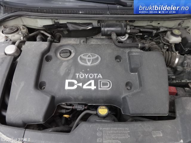 Toyota Avensis 2003-2008 (Type II) , Motorkode: 1CD-FTV, Girkassekode: E 357
