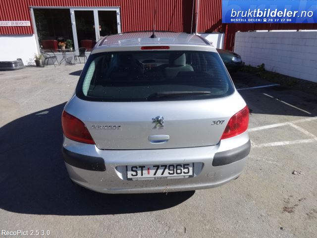 Peugeot 307 2001-2004 (Fase 1) , Motorkode: NFU, Girkassekode: 20DM12