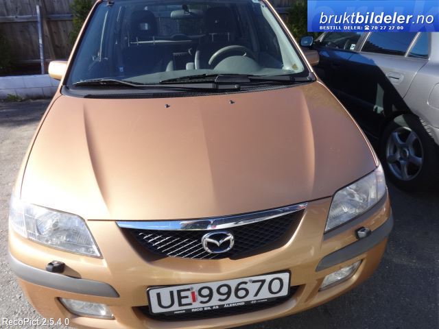 Mazda Premacy 1999-2005 , Motorkode: FP, Girkassekode: 