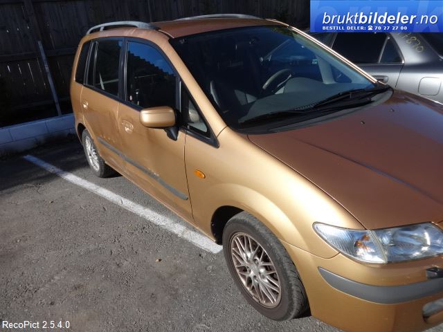 Mazda Premacy 1999-2005 , Motorkode: FP, Girkassekode: 