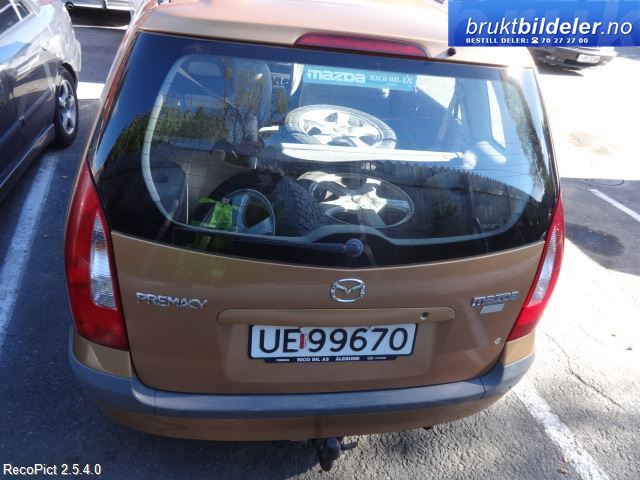 Mazda Premacy 1999-2005 , Motorkode: FP, Girkassekode: 