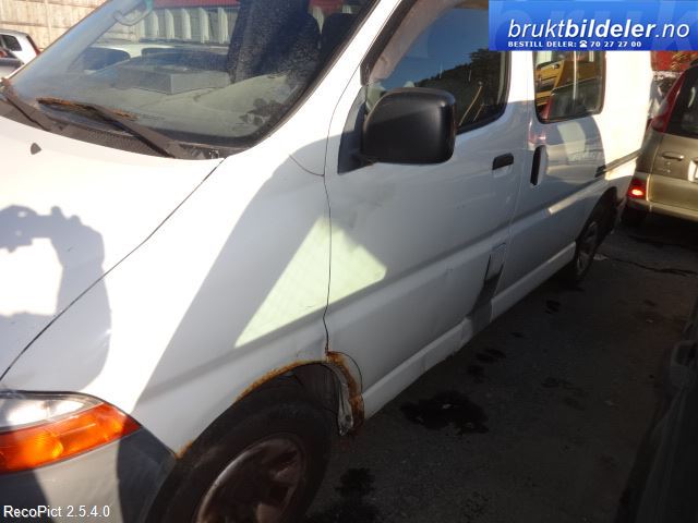 Toyota Hiace 2001-2006 (Fase 2) , Motorkode: 2KD-FTV, Girkassekode: 