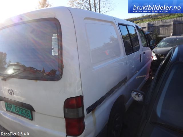Toyota Hiace 2001-2006 (Fase 2) , Motorkode: 2KD-FTV, Girkassekode: 