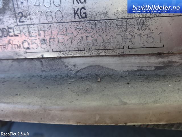Toyota Hiace 2001-2006 (Fase 2) , Motorkode: 2KD-FTV, Girkassekode: 