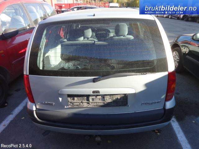 Renault Megane 1999-2003 (Type I, Fase 2) , Motorkode: K4J-714;K4J-750, Girkassekode:
