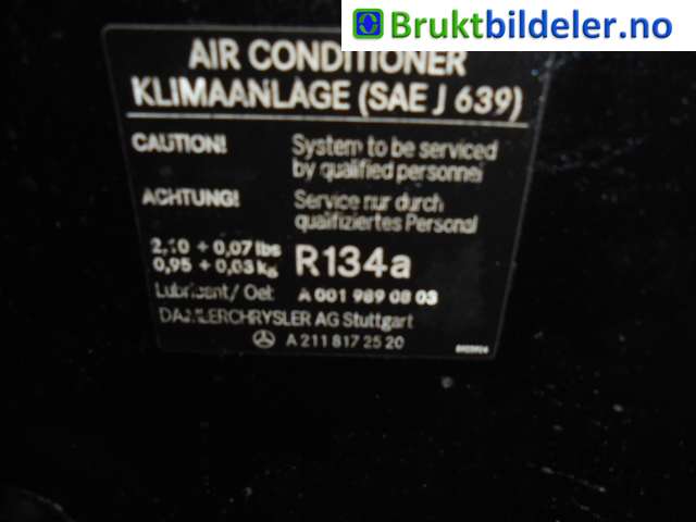 Mercedes E-Klasse 2006-2009 (Fase 2) (W211) (W211), Motorkode: OM642.920, Girkassekode: A24 A45 J52