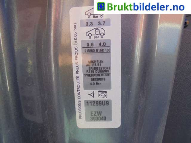 Peugeot Expert 2007-2016 (Type II) , Motorkode: RHG;RHK, Girkassekode: ML6