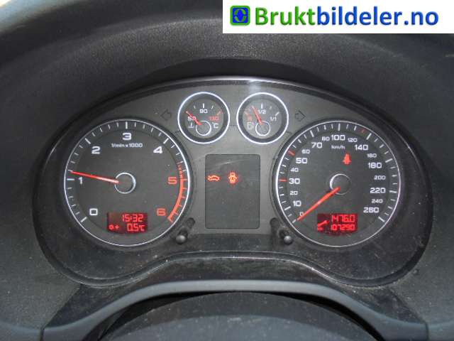 Audi A3 2009-2012 (Type II, Fase 2) , Motorkode: CAYC, Girkassekode: LUB