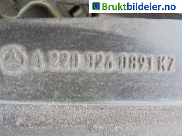 Mercedes S-Klasse 1999-2005 (W220) (W220), Motorkode: M113.960, Girkassekode: 722633-W 5 A 580