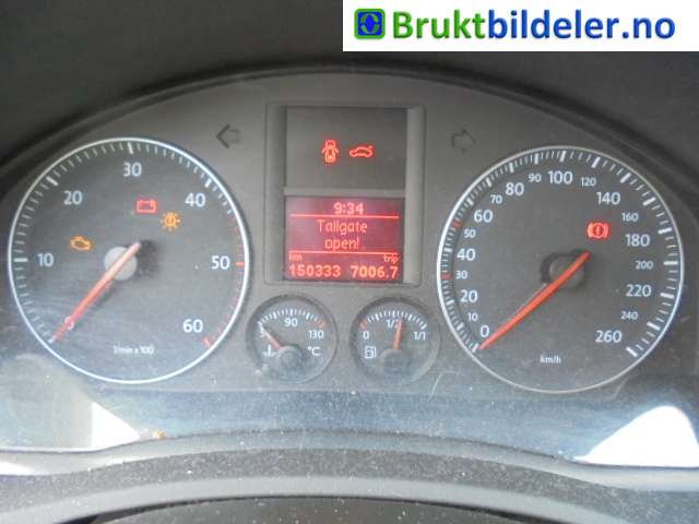 VW Golf V, Combi 2003-2008 , Motorkode: BRU;BXF, Girkassekode: GQQ