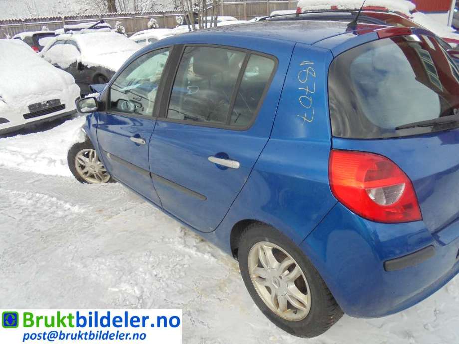 Renault Clio 2006-2009 (Type III, Fase 1) , Motorkode: K9K-768, Girkassekode: JH3
