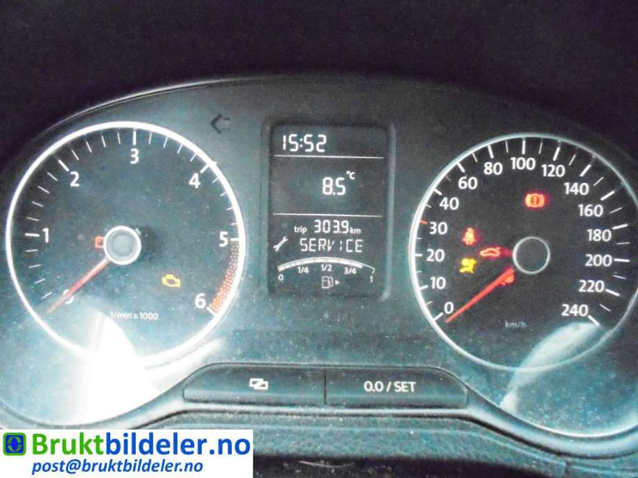 VW Polo 2009-2014 (Type V, Fase 1) , Motorkode: CFWA, Girkassekode: 