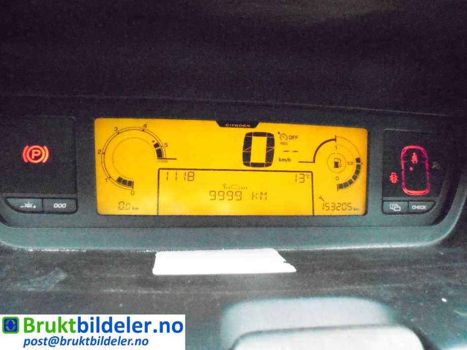 Citroën C4, Picasso 2006-2013 (Type I) , Motorkode: 9HZ, Girkassekode: 